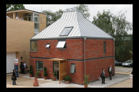 The Hanson near zero-carbon eco-house constructed for Offsite at BRE’s headquarters, near Watford